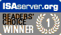 <span style='font-size:21px; font-weight:400; color:#000'>Readers' Choice Award for GFI WebMonitor for ISA/TMG: ISAserver.org</span><br/><br/>
GFI WebMonitor places first in the ISA Monitoring and Administration category of the ISAserver.org Readers' Choice Awards.<br/><br/>
<span style='font-size:14px;'>ISAserver.org, October 2012</span> Readers' Choice Award for GFI WebMonitor for ISA/TMG: ISAserver.org